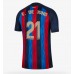 Cheap Barcelona Frenkie de Jong #21 Home Football Shirt 2022-23 Short Sleeve